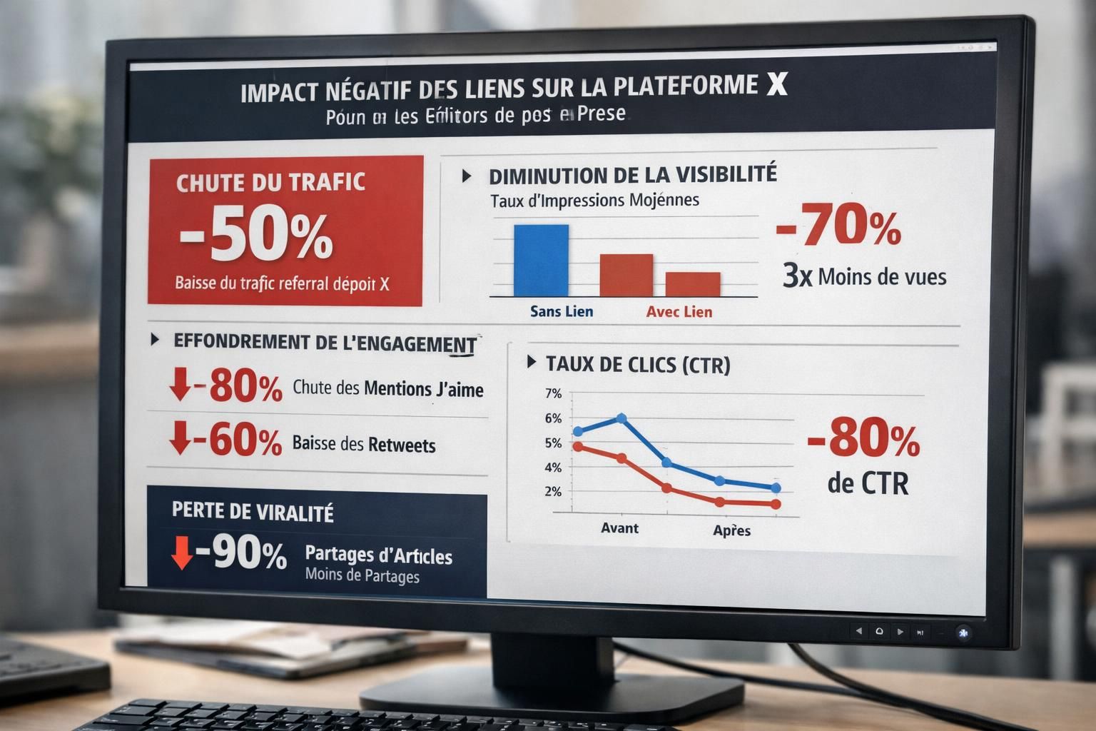 découvrez comment les liens sur x affectent la pérennité des éditeurs de presse, avec une étude dévoilant des conséquences négatives importantes.